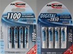 SET Ansmann 1100 mAh AAA en 2850 mAh AA